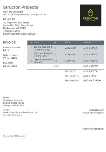 Contractor Template