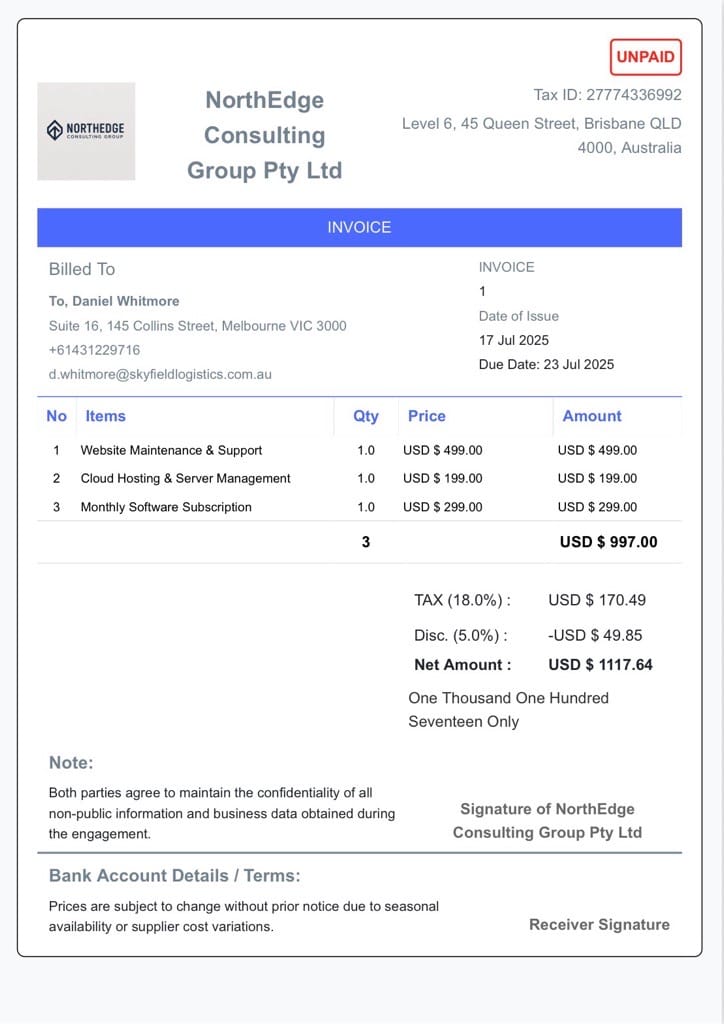 USD-Recurring-Invoice