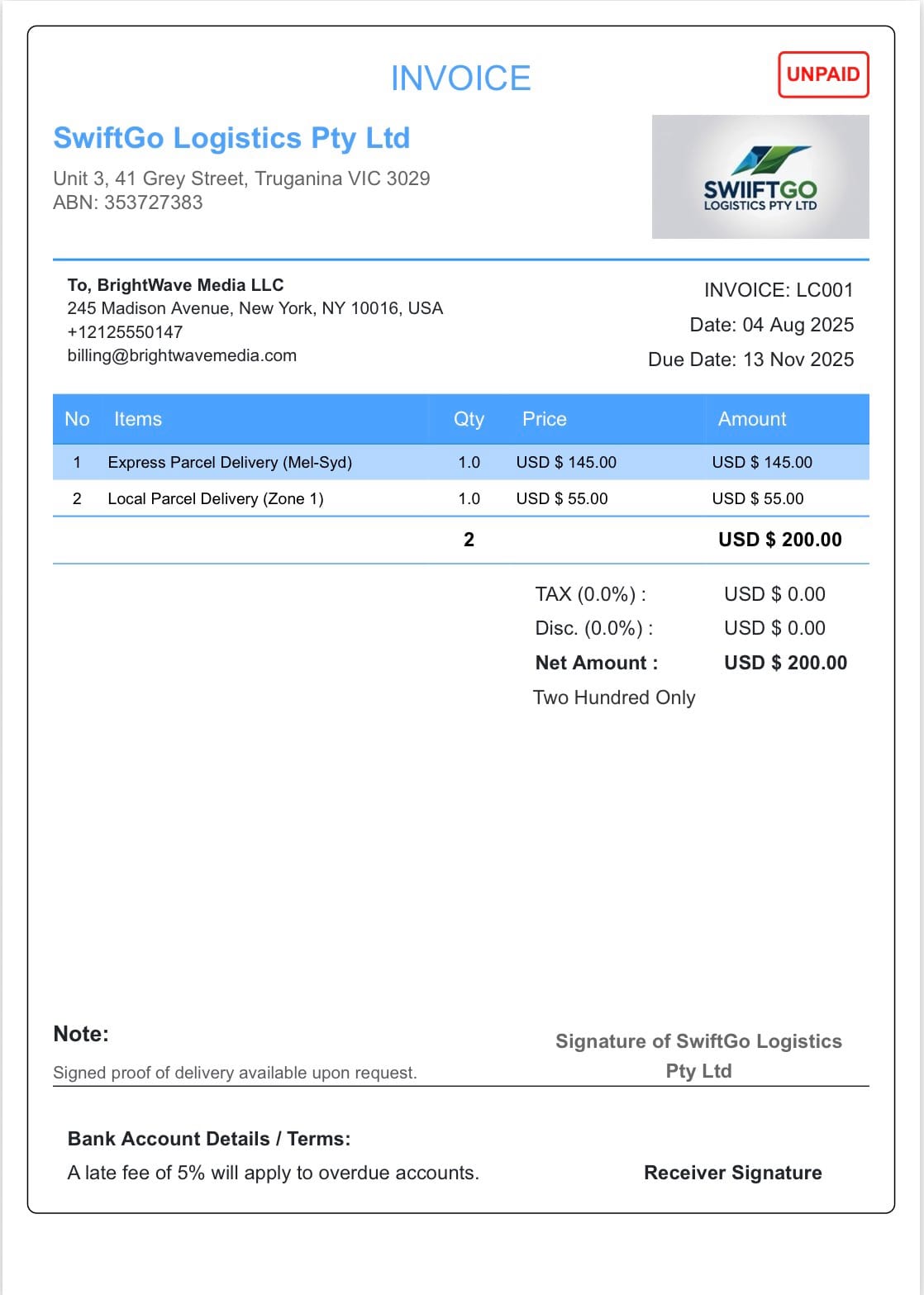 USD-Swiftgo-US-Sales-Tax-Invoices