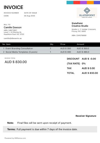 service-invoice-template