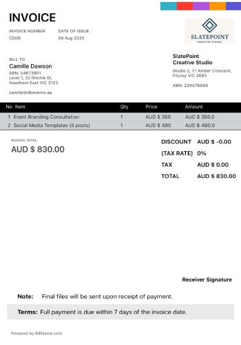service-invoice-template