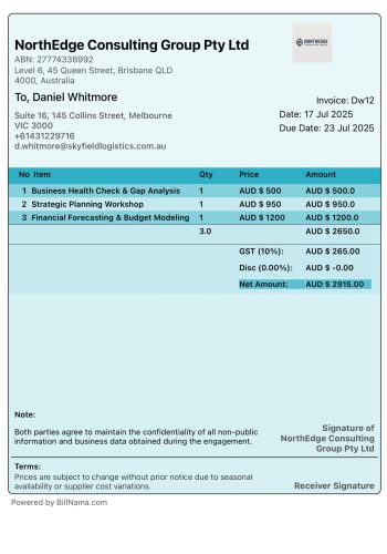 consultant-invoice
