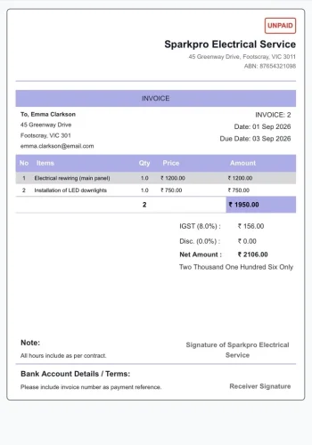 INR - Electrical