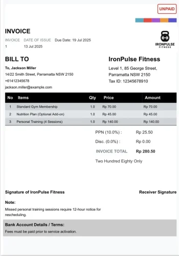Indonesia - Gym Membership